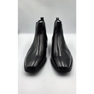 ALIPASINM Men’s Black Chelsea Boots Size 13 Dress Leather Slip-On Ankle Boots